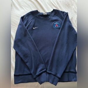 Embroidered PSG/Paris Saint Germaine Pullover Nike Sweater size Large